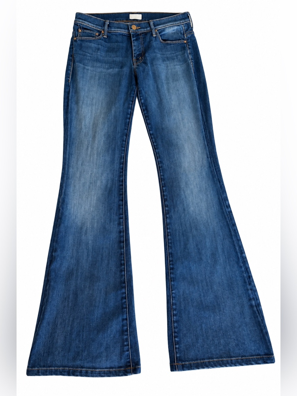 MOTHER Jeans Size 28 Flare Bootcut Stretch Denim Medium Wash